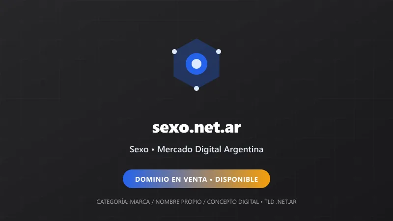 Identidad gráfica y activo digital para Sexo en Argentina